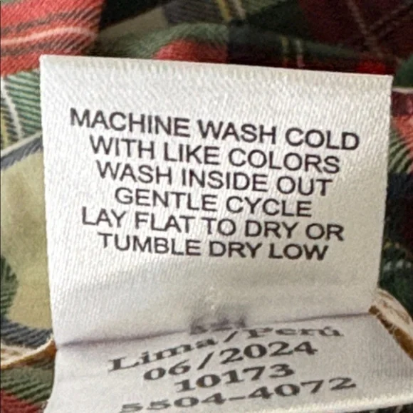 The Beaufort Bonnet Company Pajama Set Aiken Plaid Pima Cotton Holiday Size XS - Picture 8 of 14